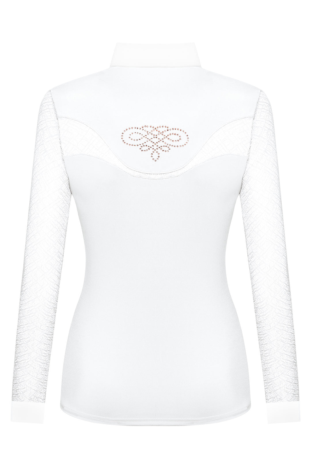 FAIR PLAY CECILE ROSEGOLD LONG SLEEVE COMPETITION SHOW SHIRT