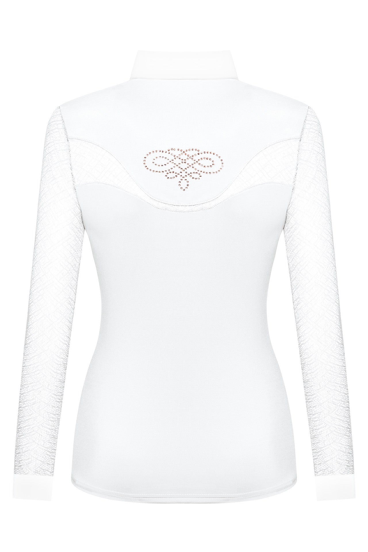 FAIR PLAY CECILE ROSEGOLD LONG SLEEVE COMPETITION SHOW SHIRT