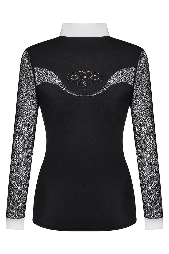 Cecile long sleeve Black Rose gold