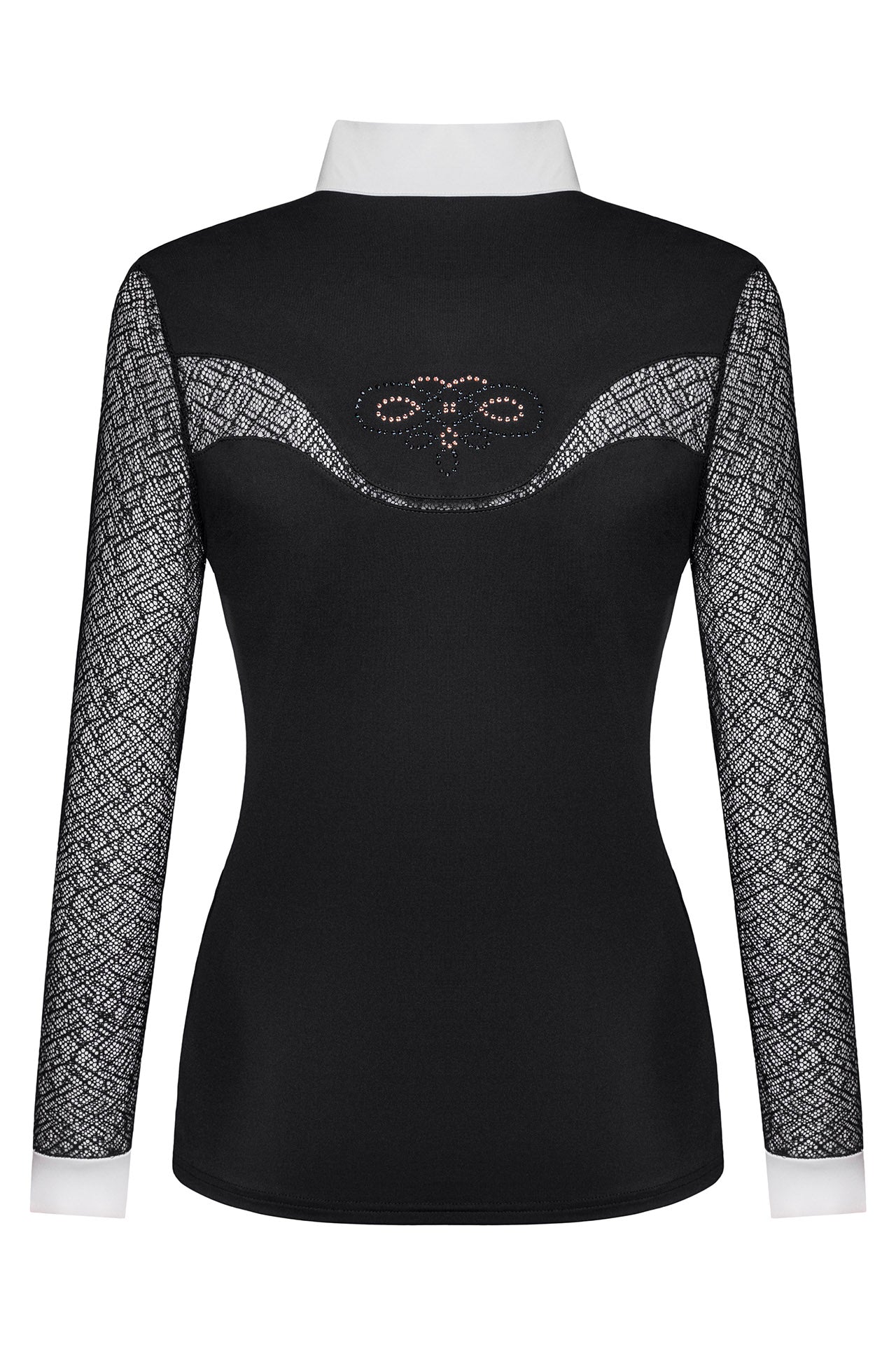 Cecile long sleeve Black Rose gold