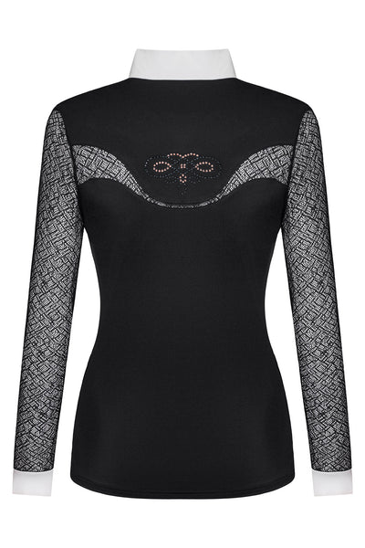Cecile long sleeve Black Rose gold