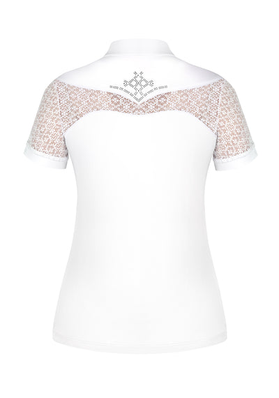 Rozzie white show shirt