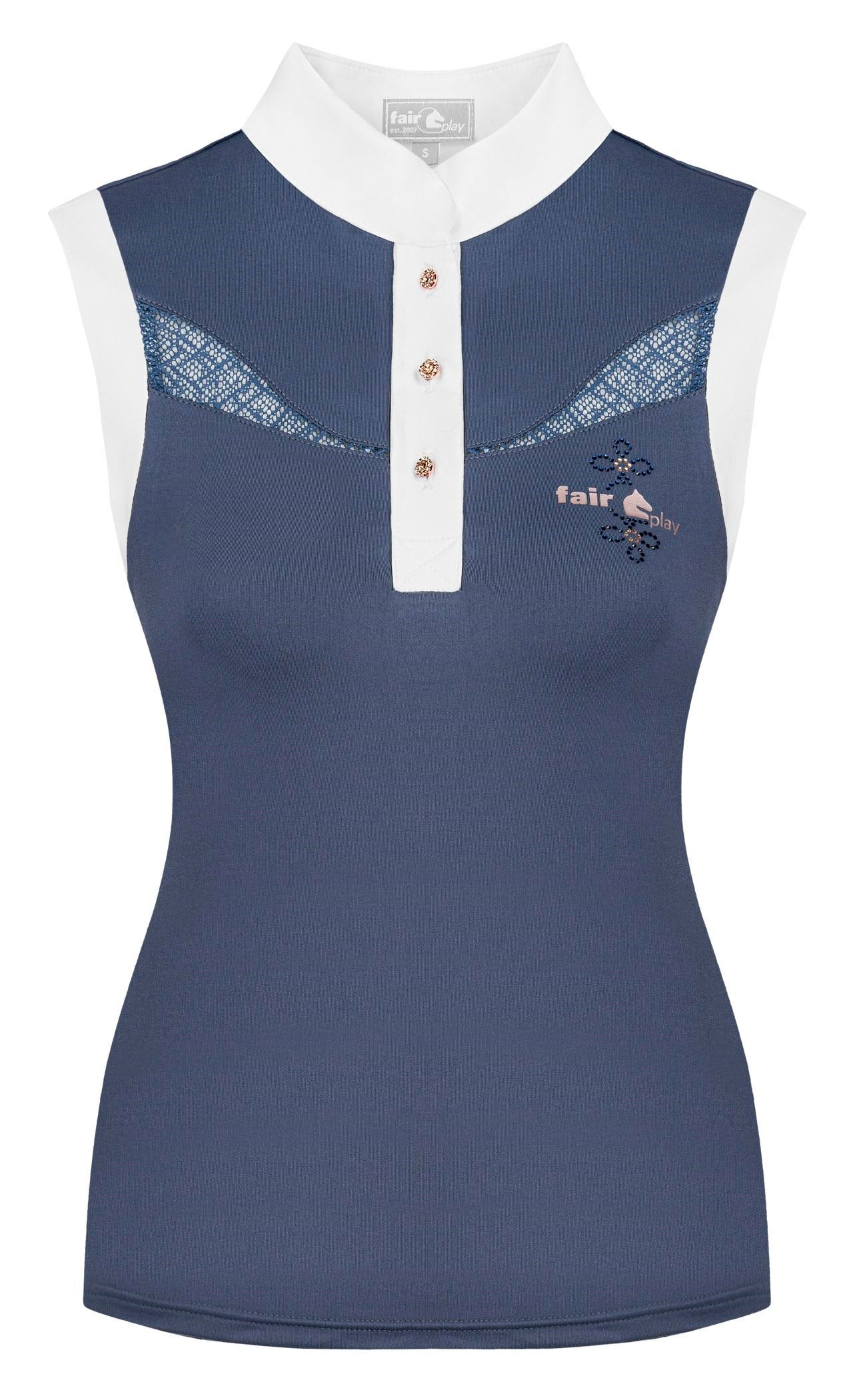 Cecile sleeveless Steelblue