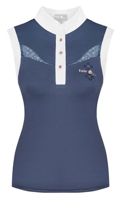 Cecile sleeveless Steelblue