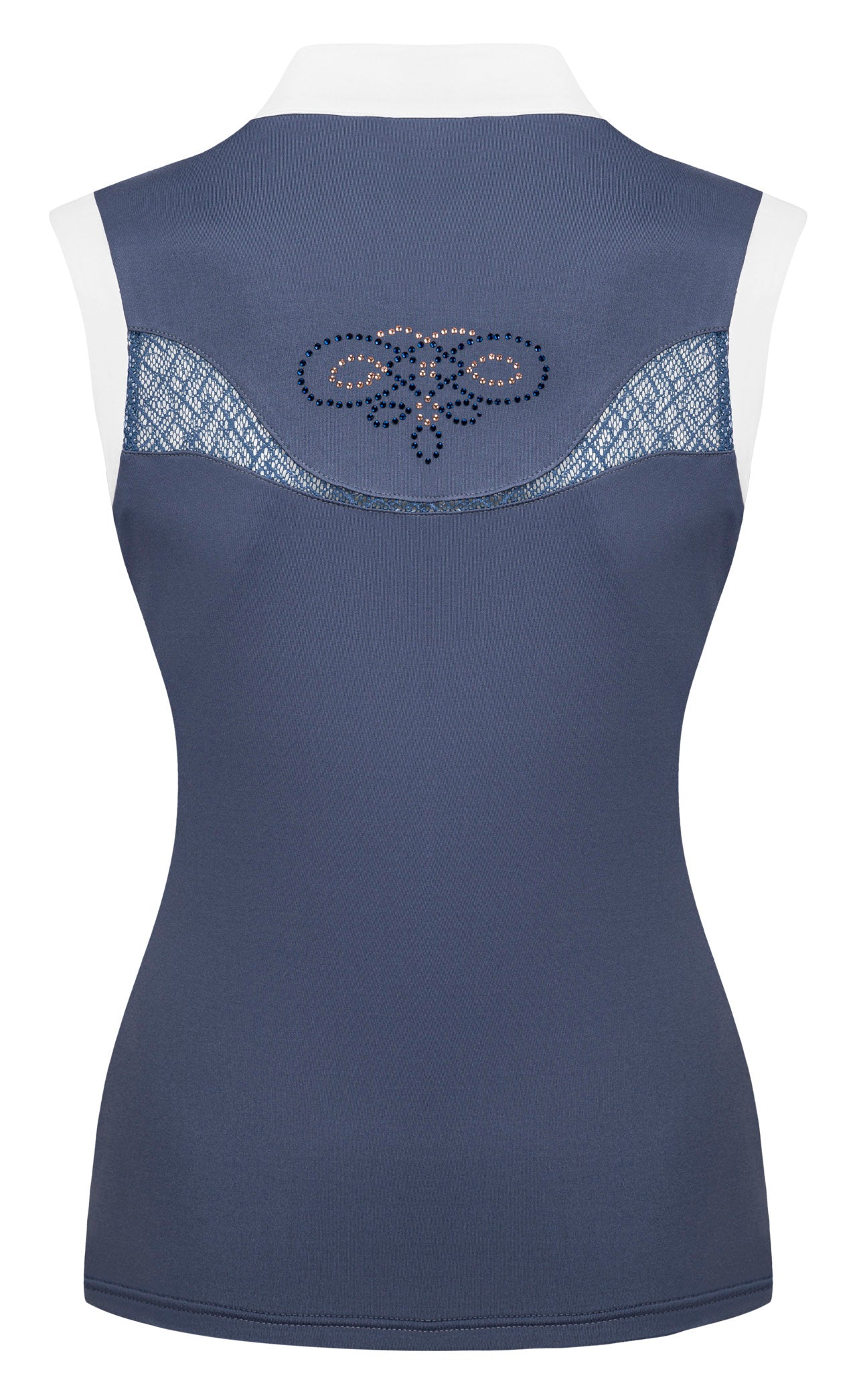 Cecile sleeveless Steelblue