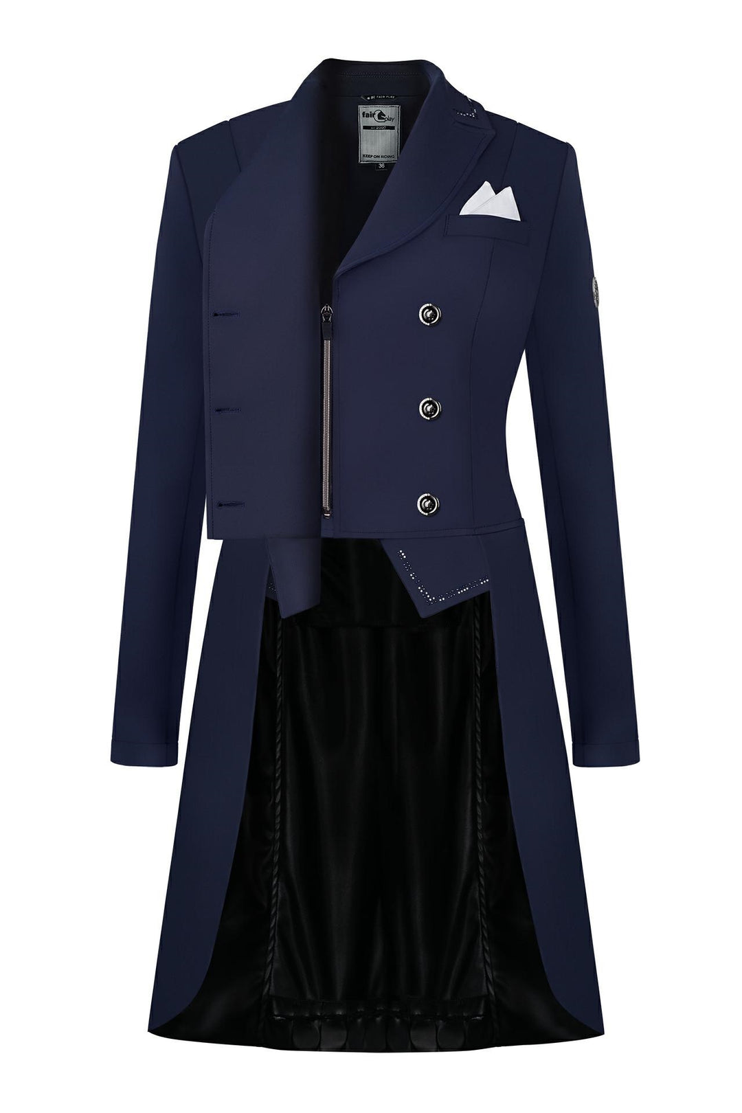Nadine tail coat Navy / silver