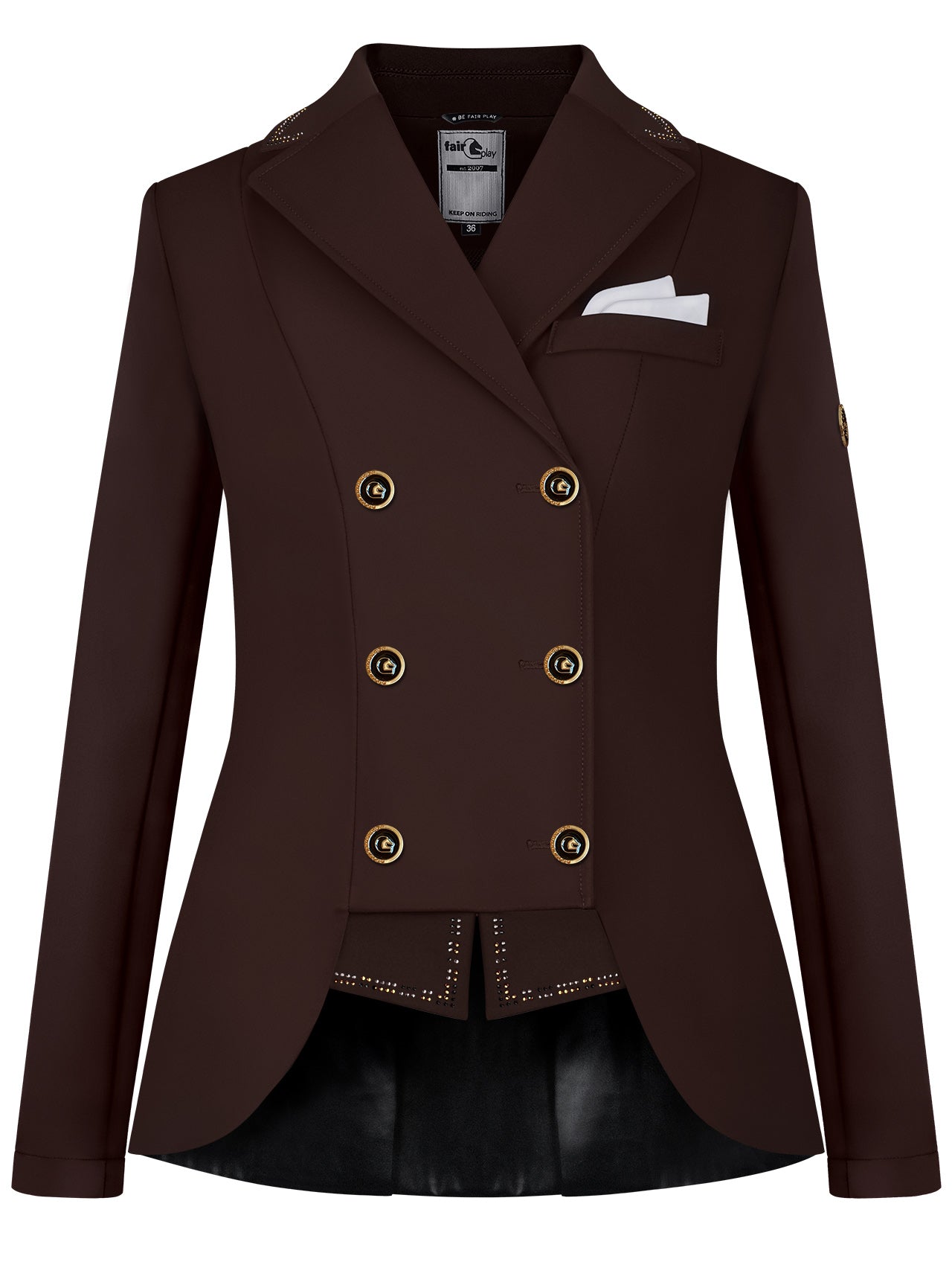 Reiko short tail brown gold