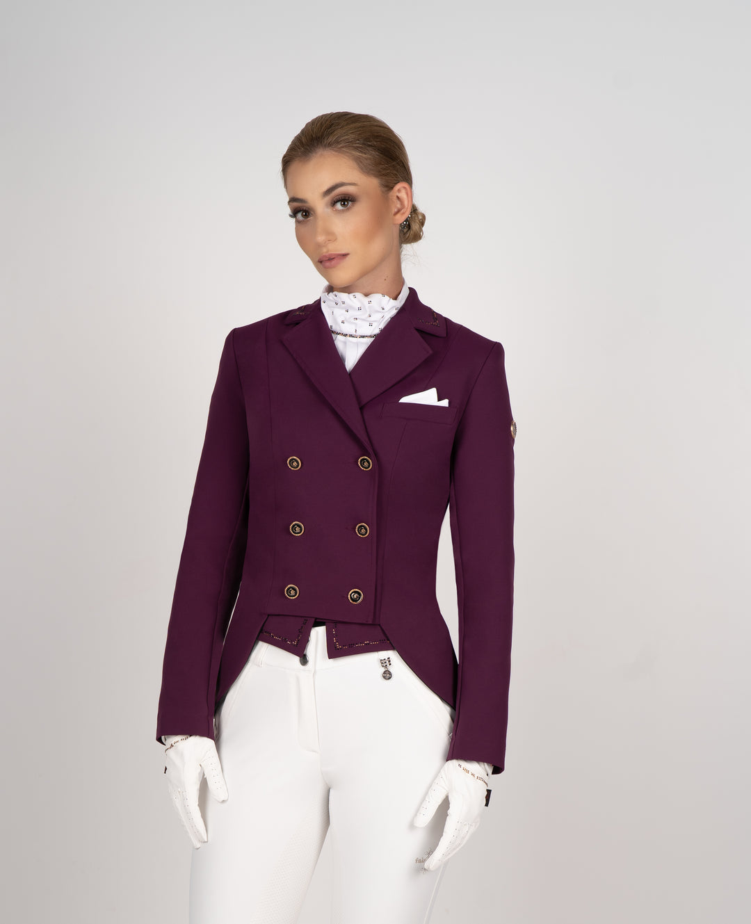 Reiko short tail - Royal berry gold