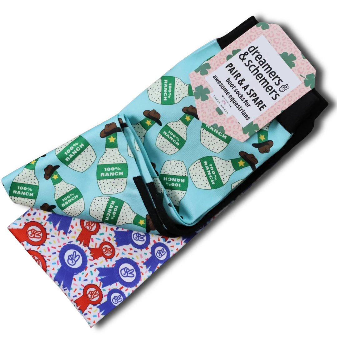 100% Ranch Pair & A Spare Socks - Leveza