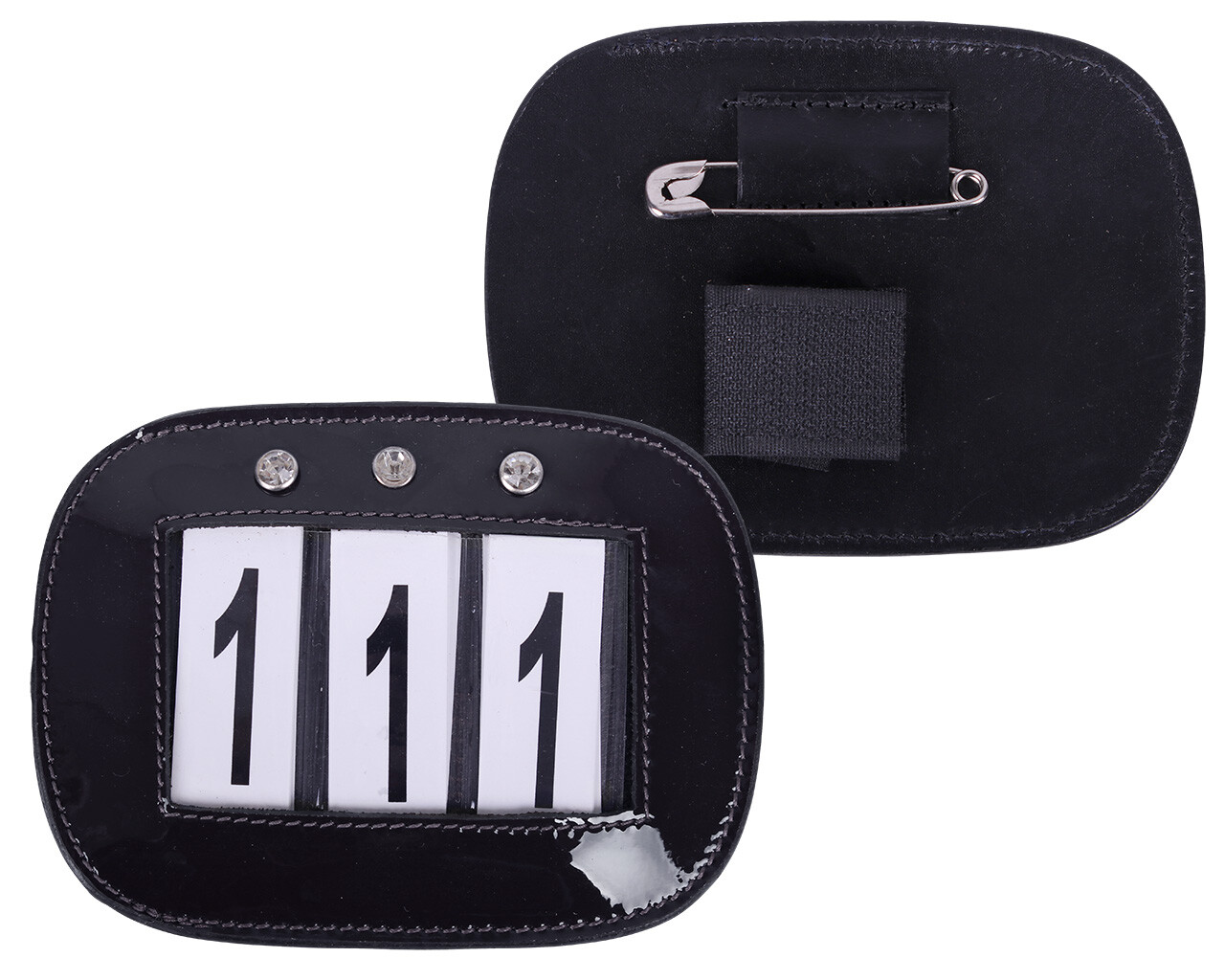 QHP Number Holders (2 Pack) - Black