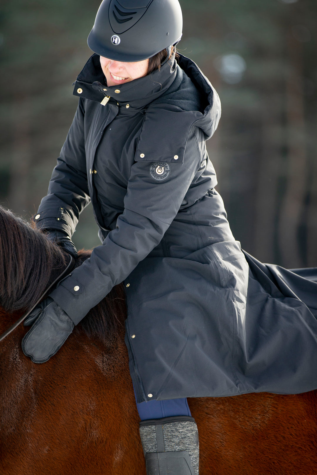 Alaska black Winter Jacket - Leveza