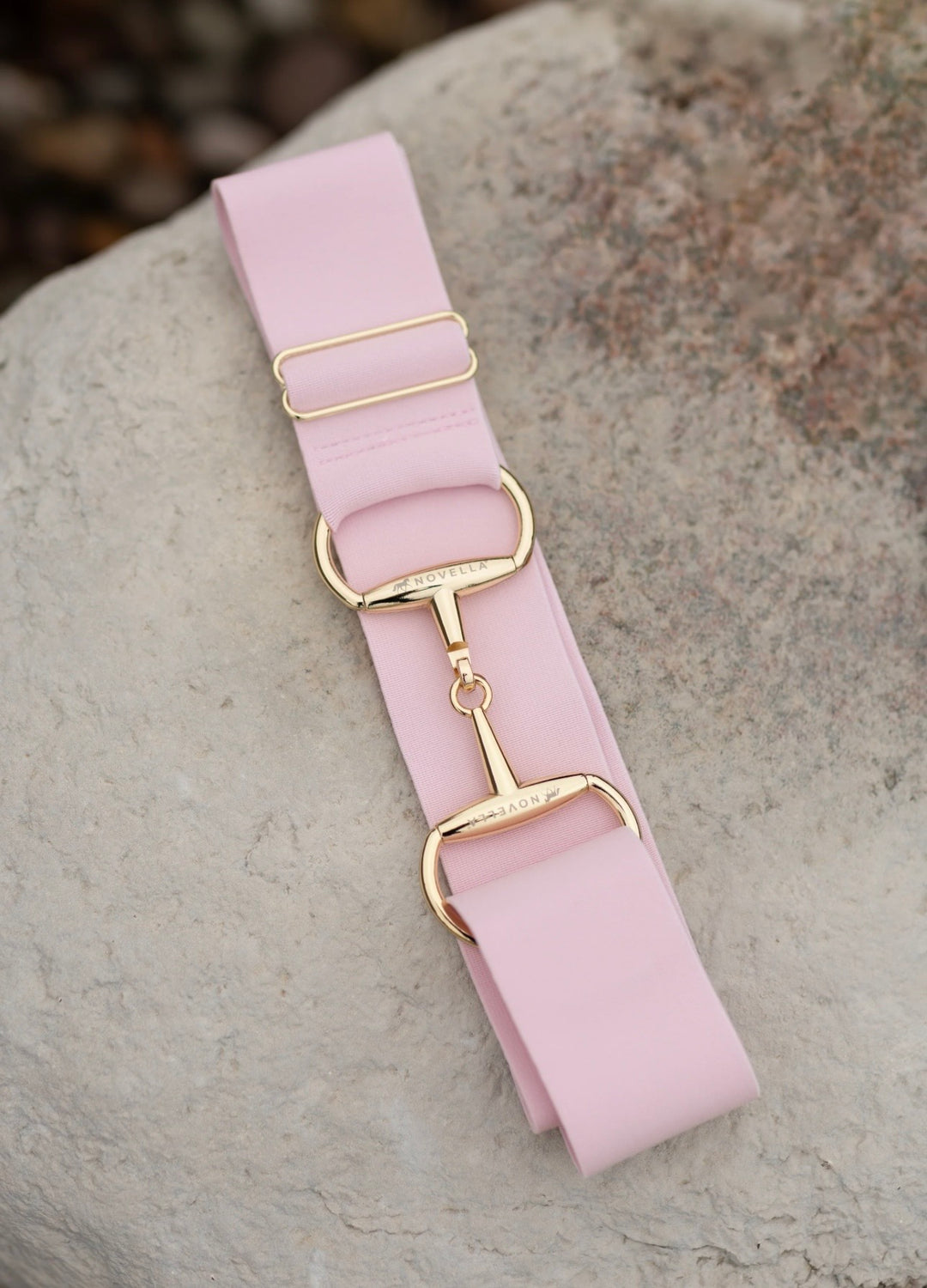 The Novella Pastel Snaffle Belt Posh Pink