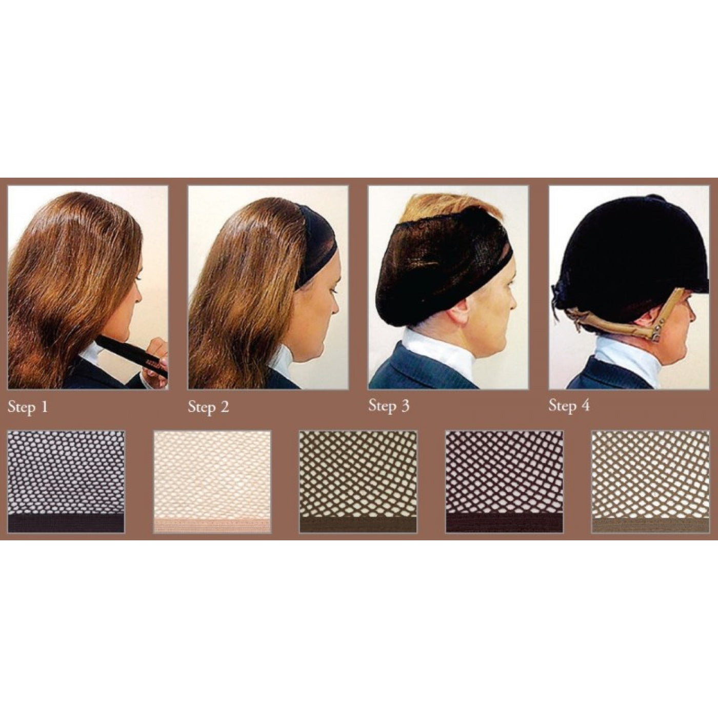 Real Women Ride No Knot Hair Net