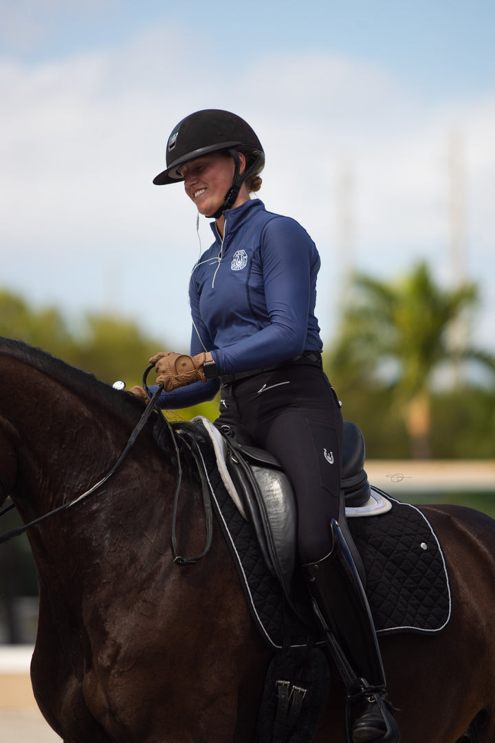The Fayette Sun shirt - Navy - Leveza