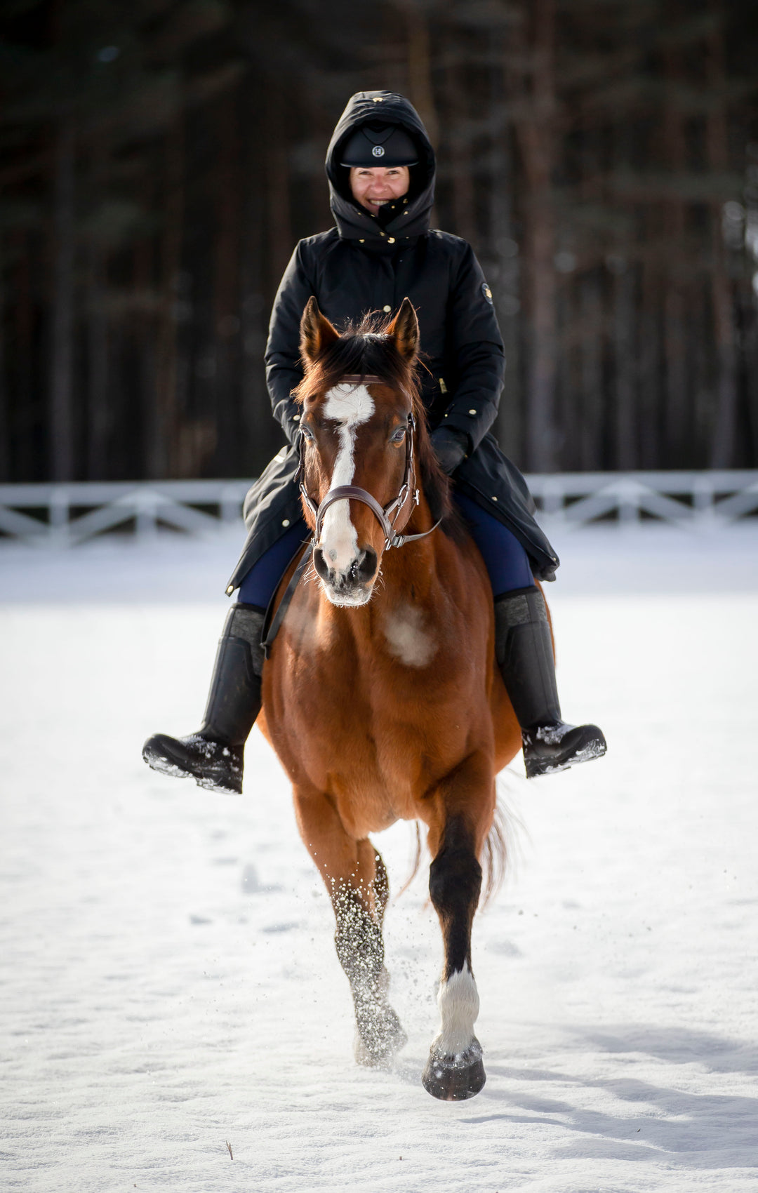 Alaska black Winter Jacket - Leveza