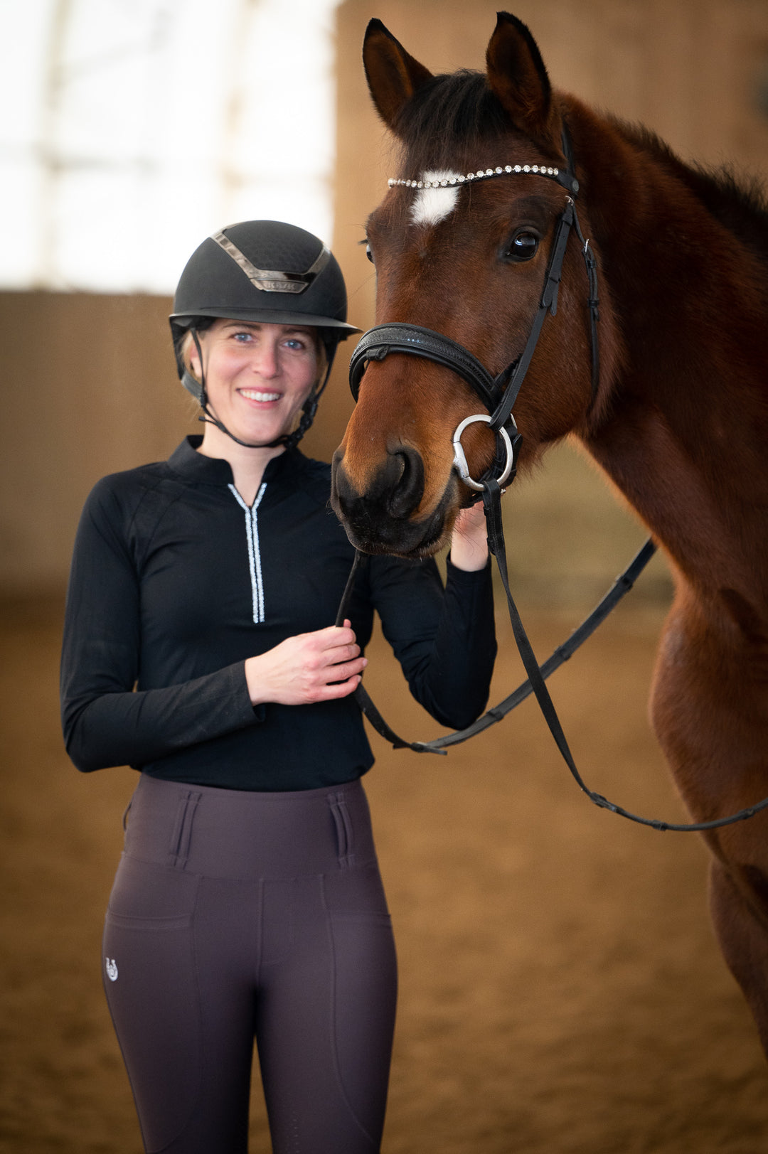 Liana black long sleeves - Leveza