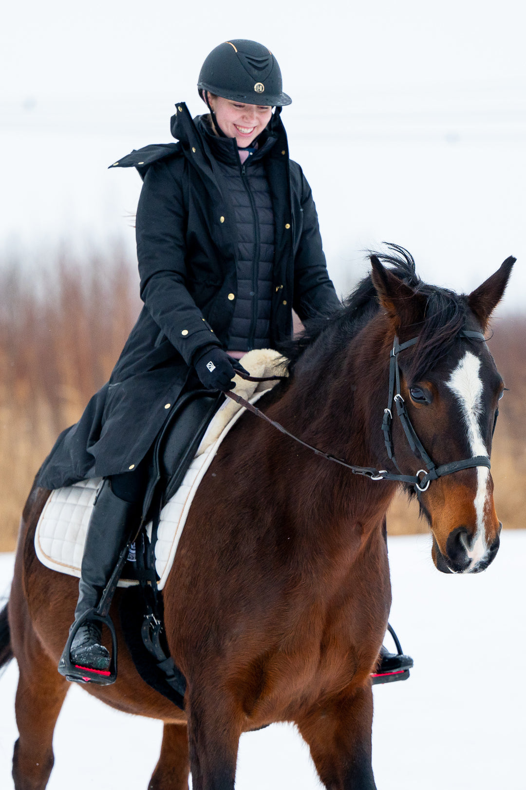 Alaska black Winter Jacket - Leveza