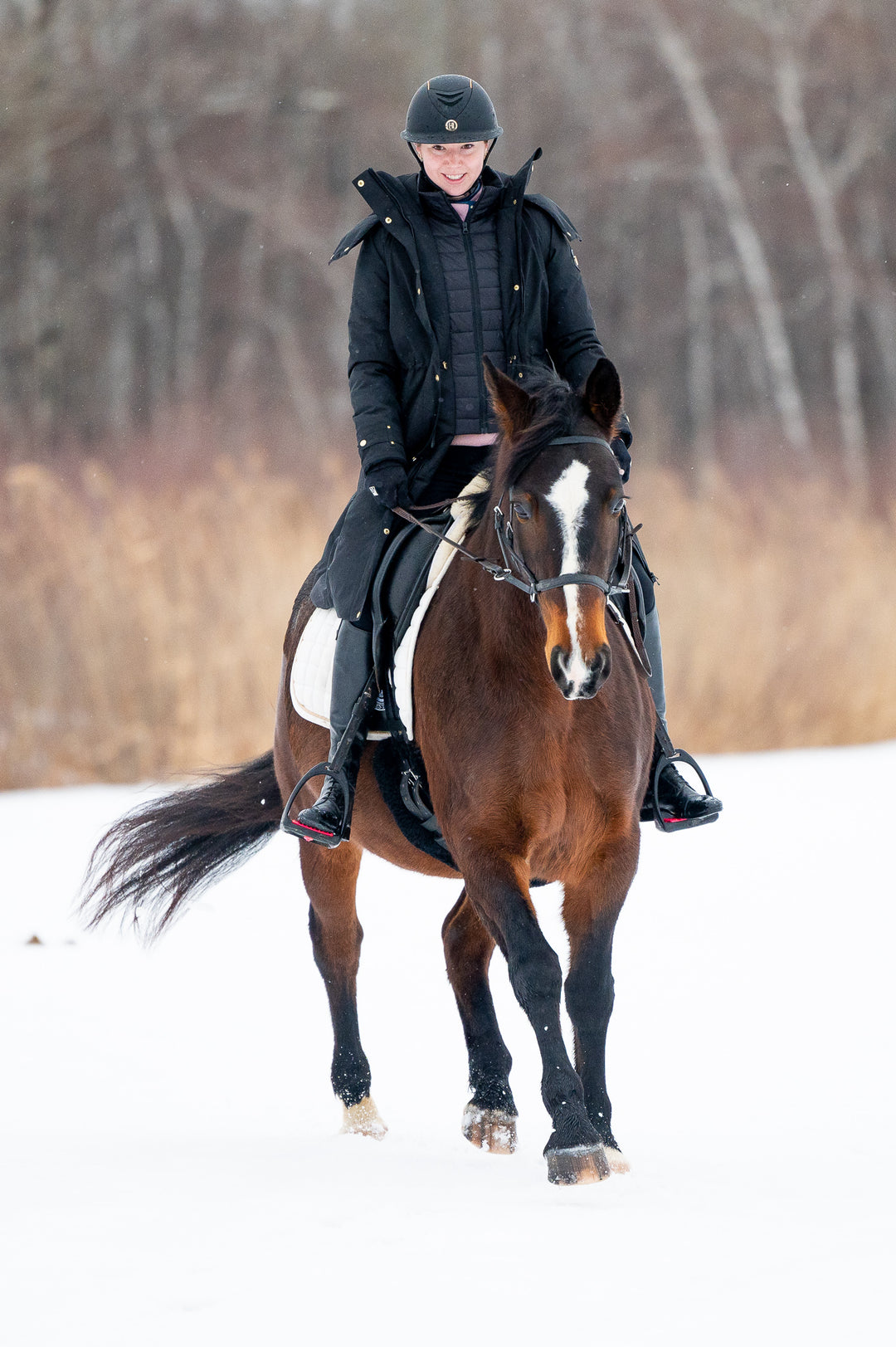 Alaska black Winter Jacket - Leveza