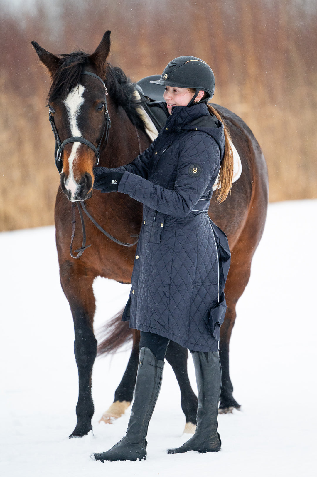 KATMAI long winter jacket NAVY - Leveza