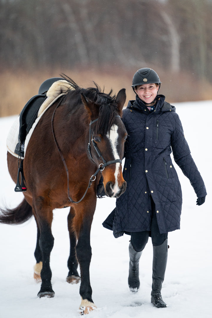 KATMAI long winter jacket NAVY - Leveza