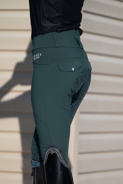Dalhousie Full Seat Summer Breeches - Green