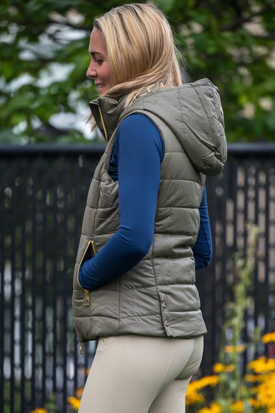 Vancouver vest - Olive - Final Sale
