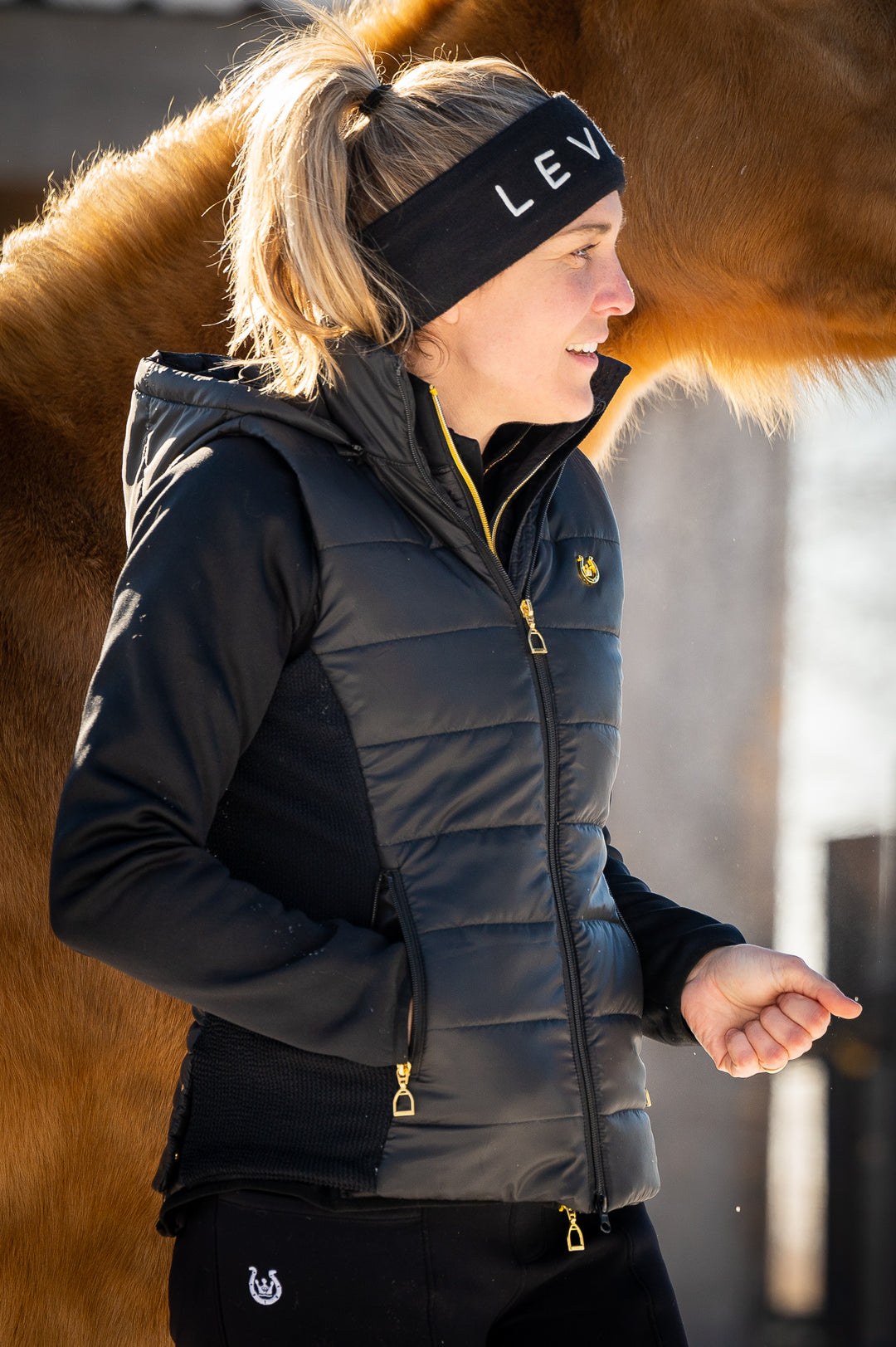 Vancouver vest - Black - Leveza