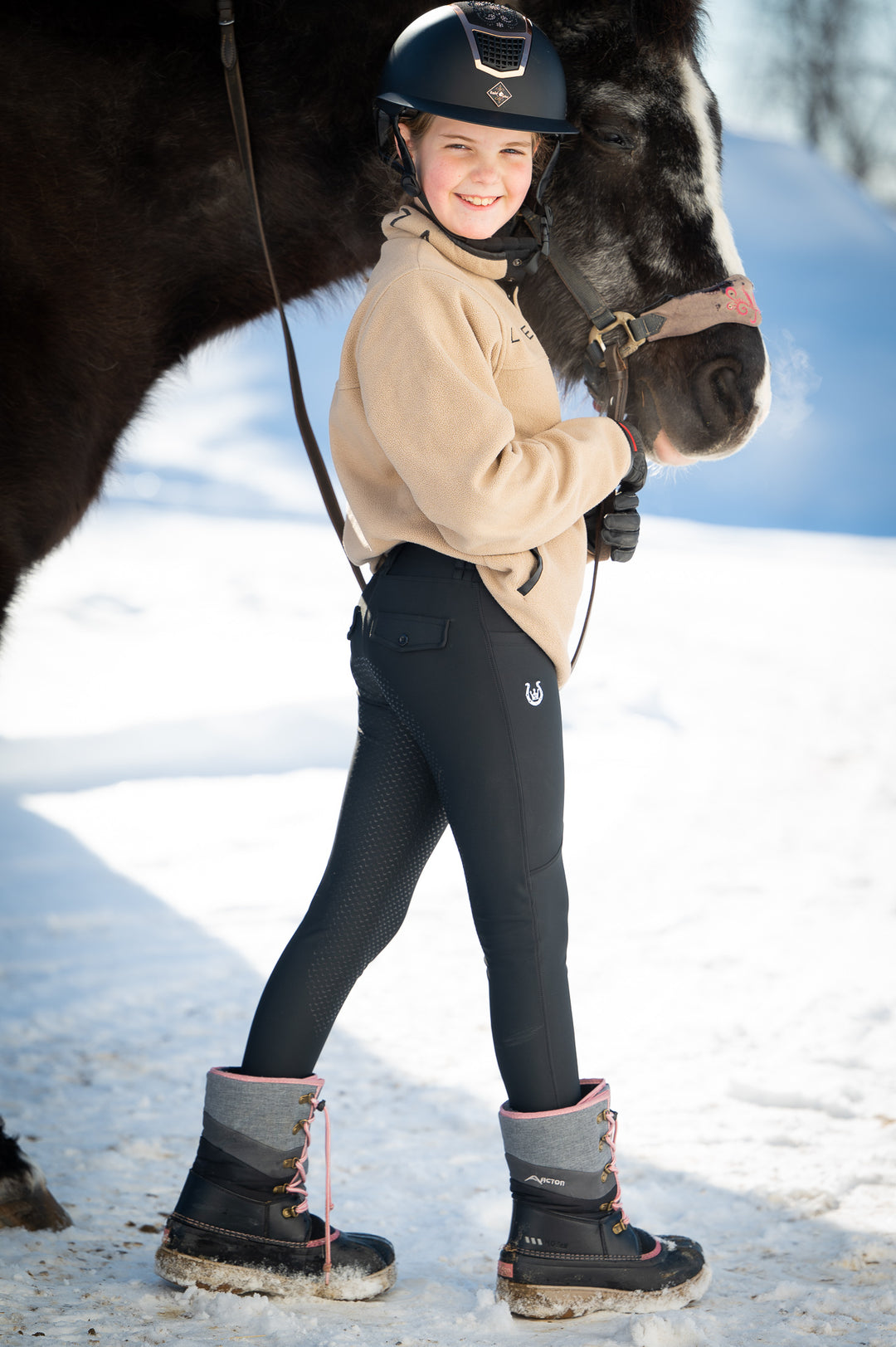 Serenata Black Riding leggings - Leveza