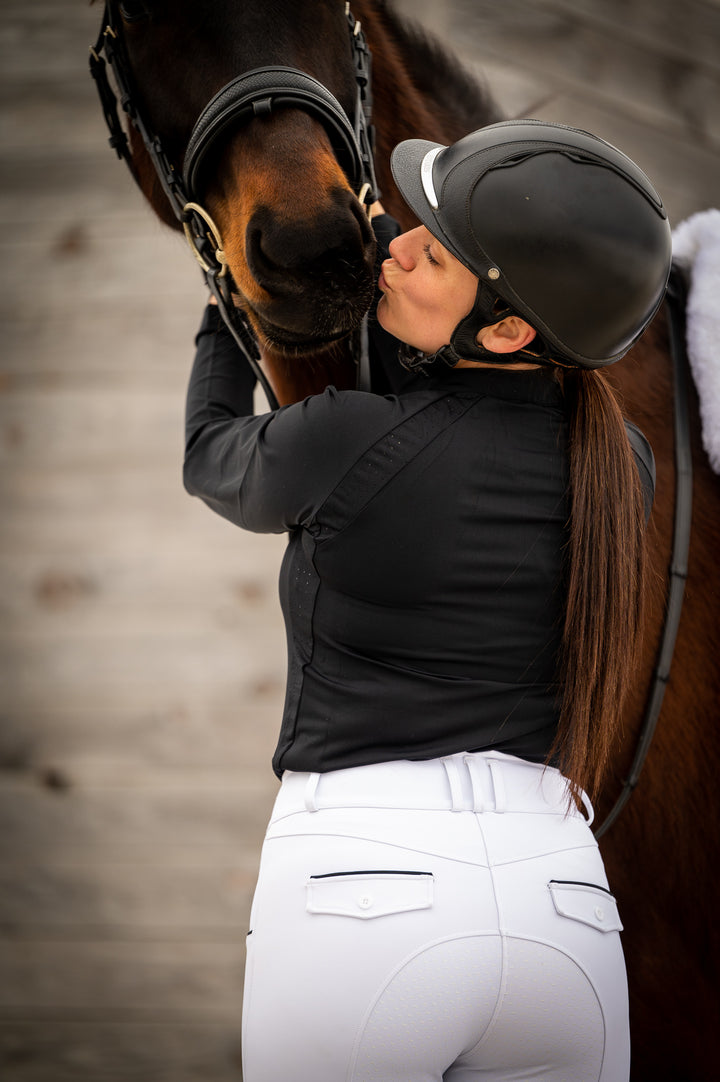 Liana black long sleeves - Leveza