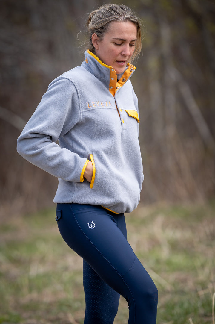Fleece Grey yellow