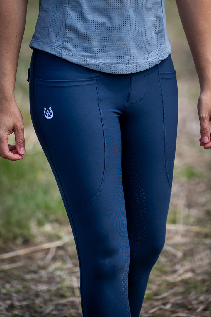 Serenata Navy Riding leggings