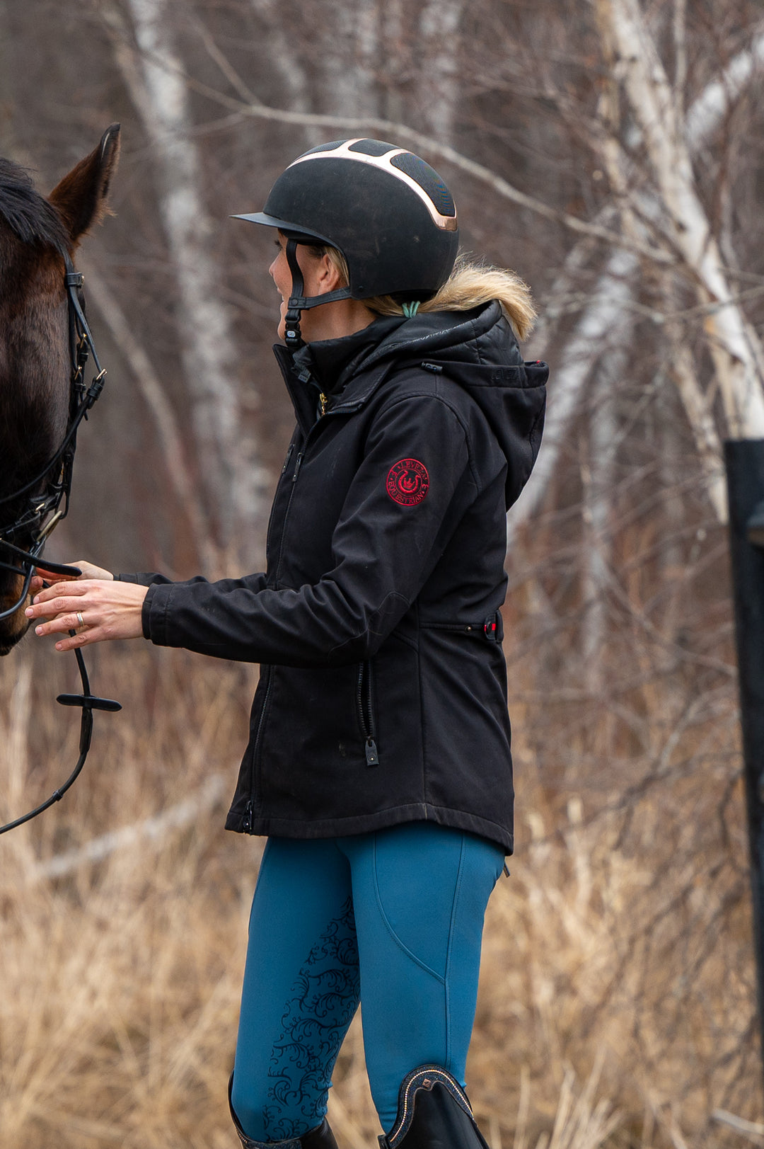 Dahousie Full Seat Summer Breeches - Petrol - Leveza