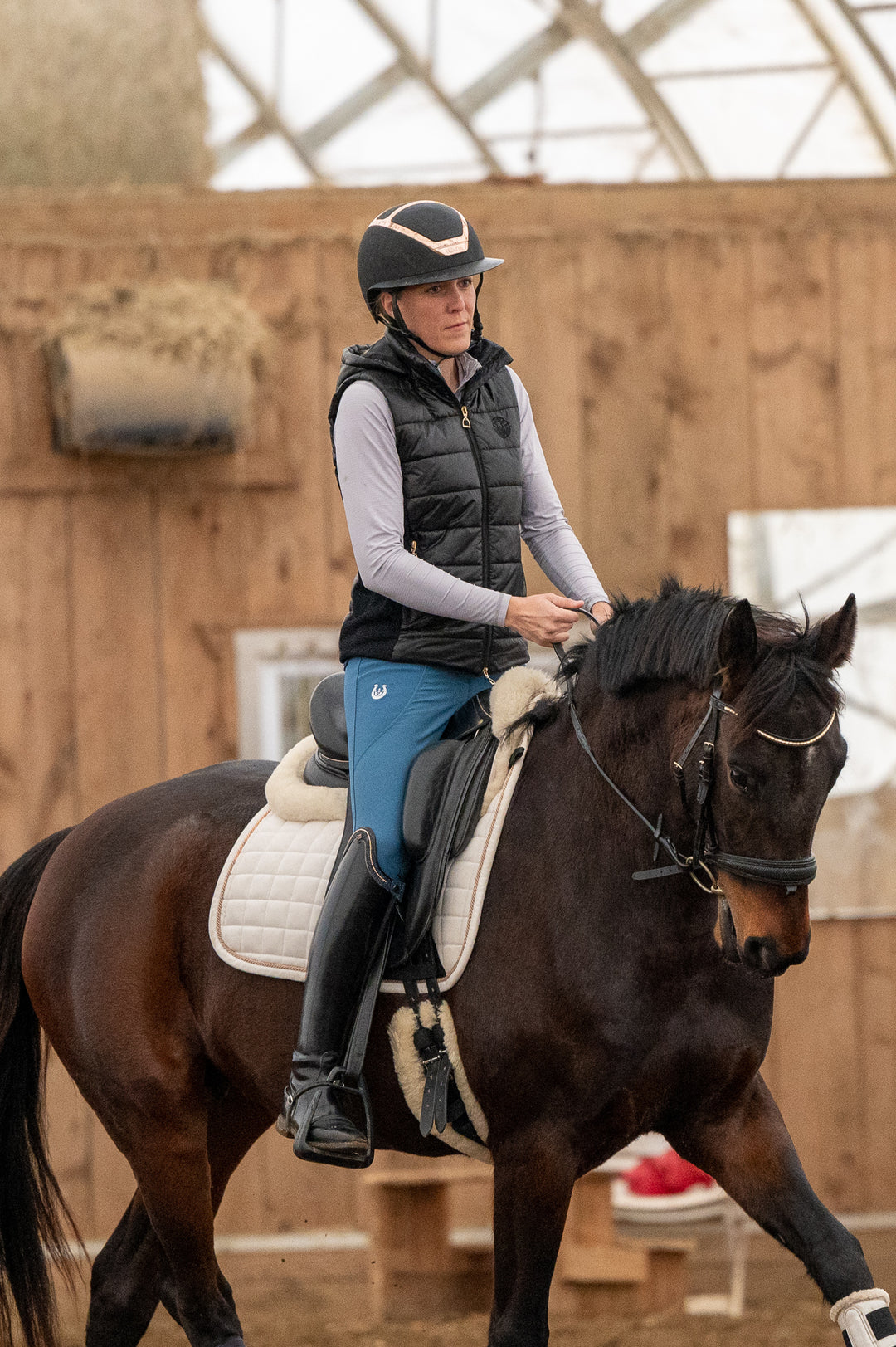 Dahousie Full Seat Summer Breeches - Petrol - Leveza