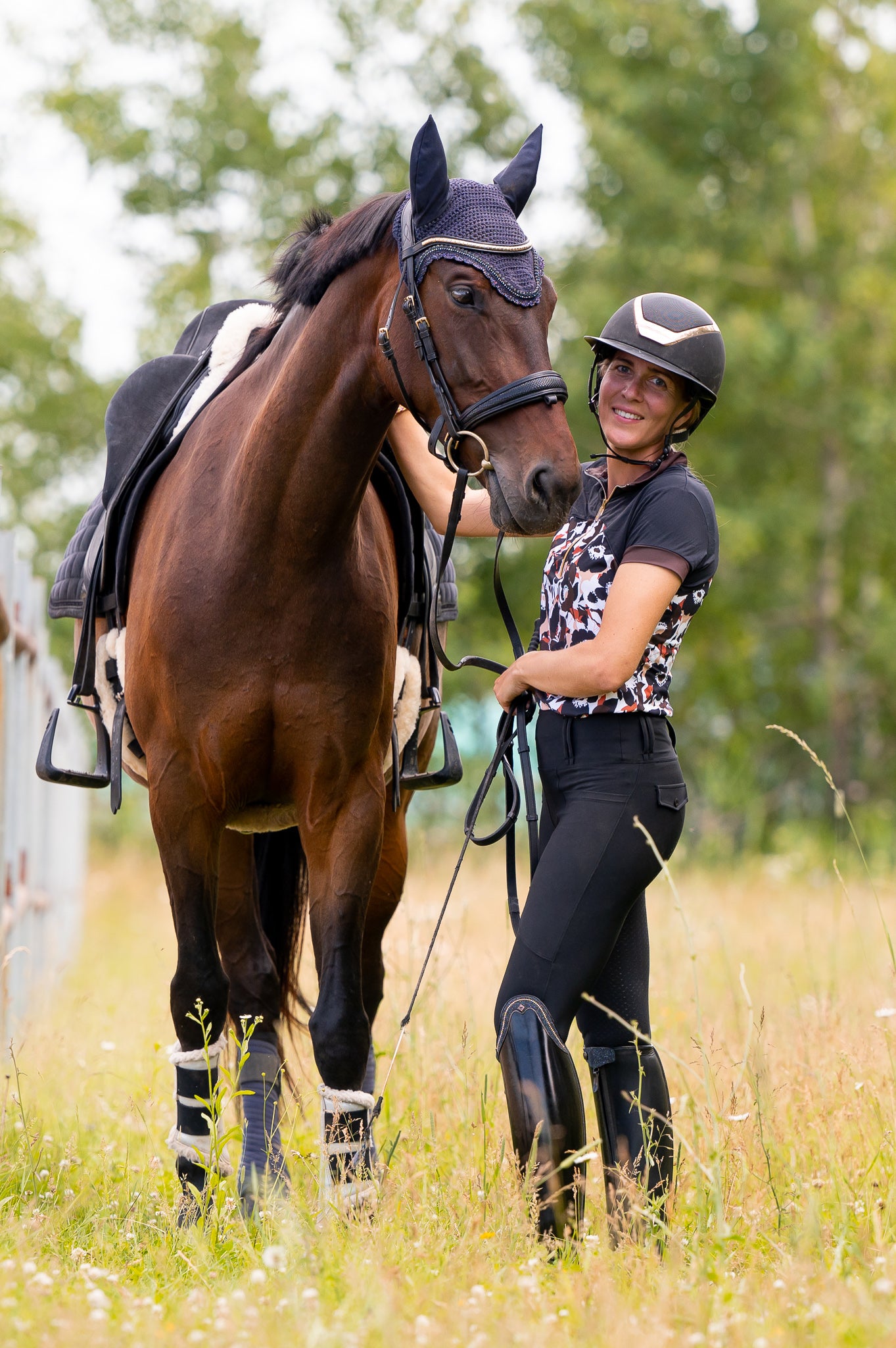 Serenata Black Riding leggings
