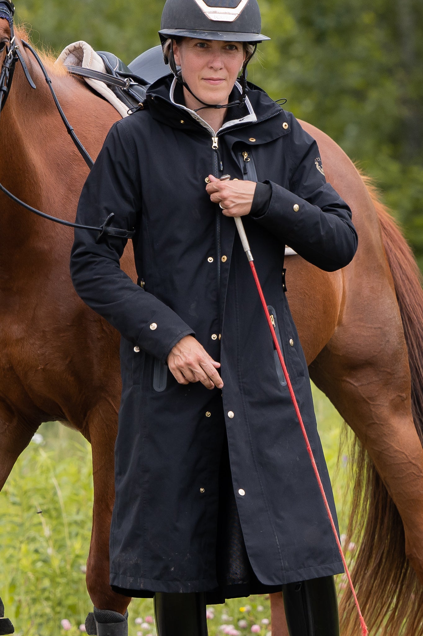 Tofino Waterproof riding Jacket - Black Gold