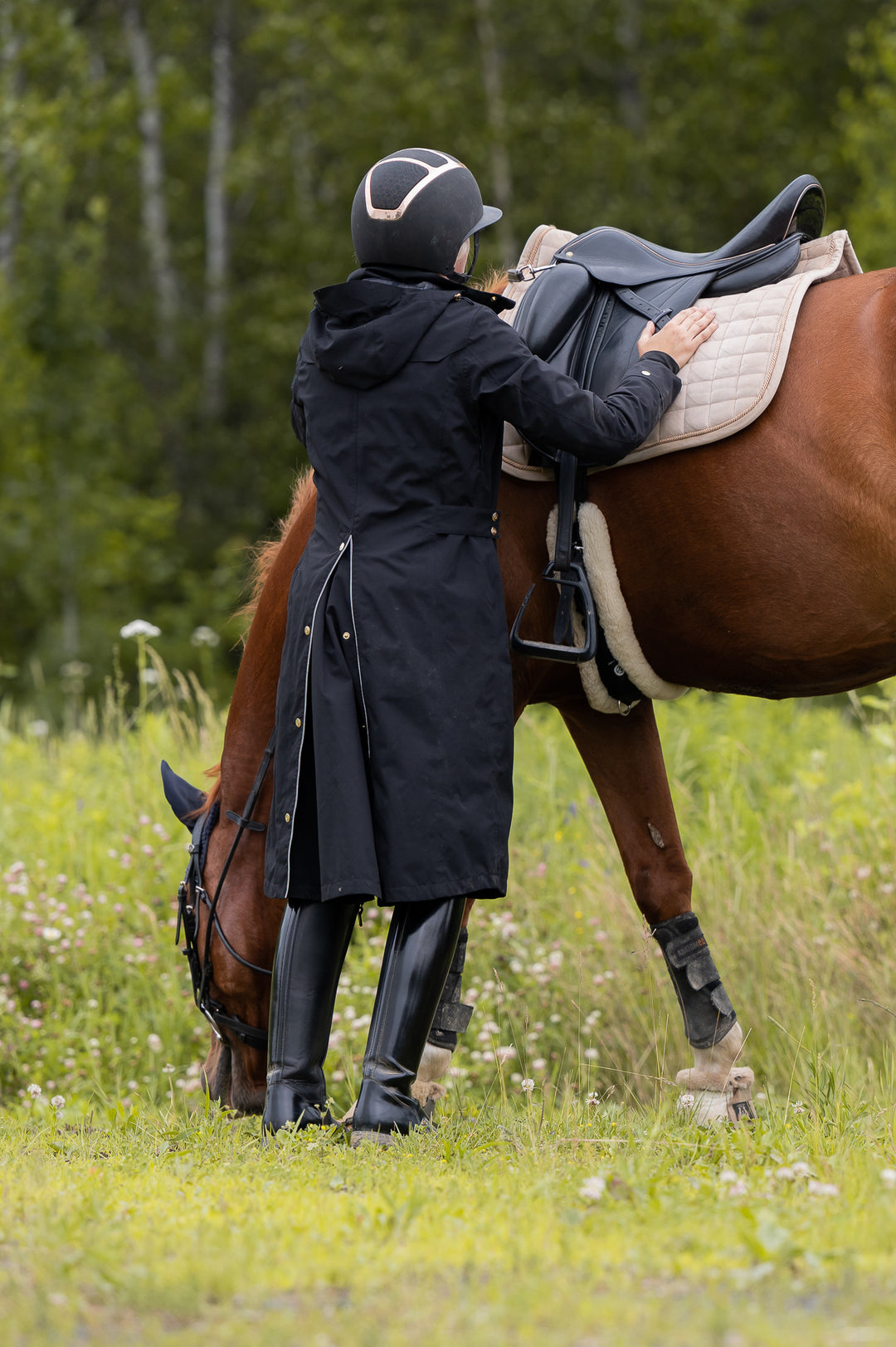 Tofino Waterproof riding Jacket - Black Gold - Leveza