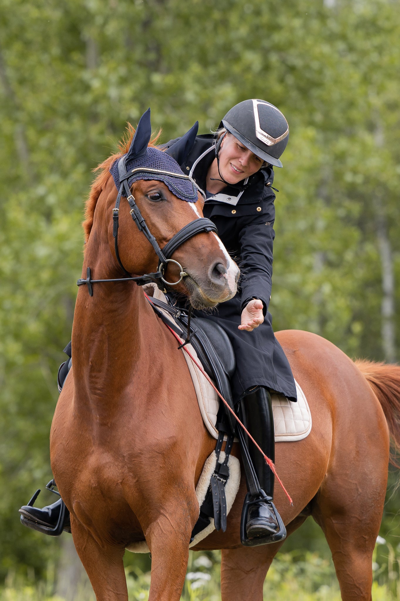 Tofino Waterproof riding Jacket - Black Gold