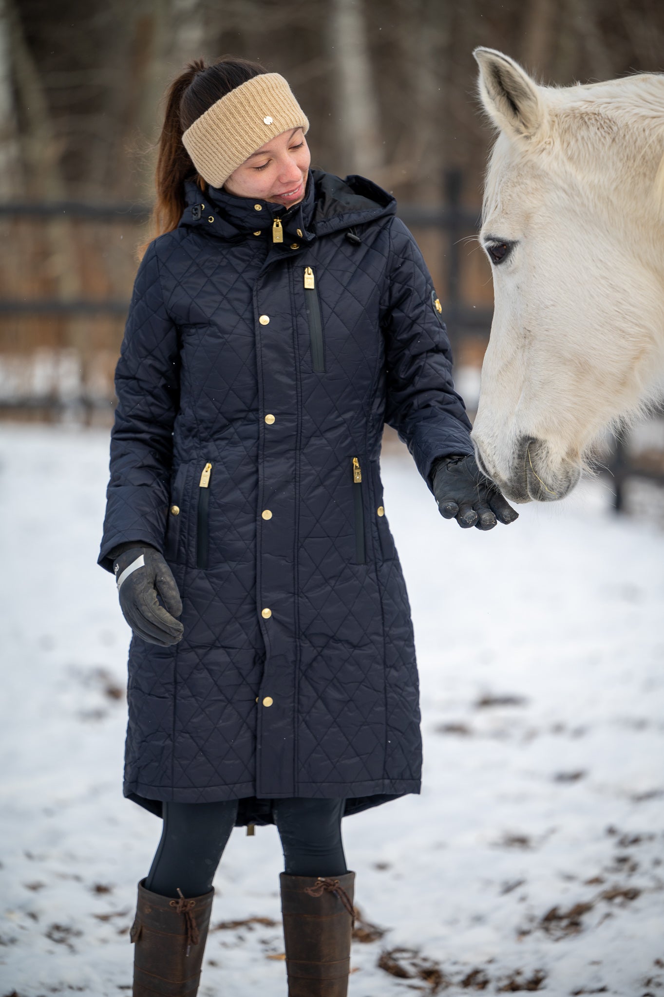 KATMAI long winter jacket NAVY