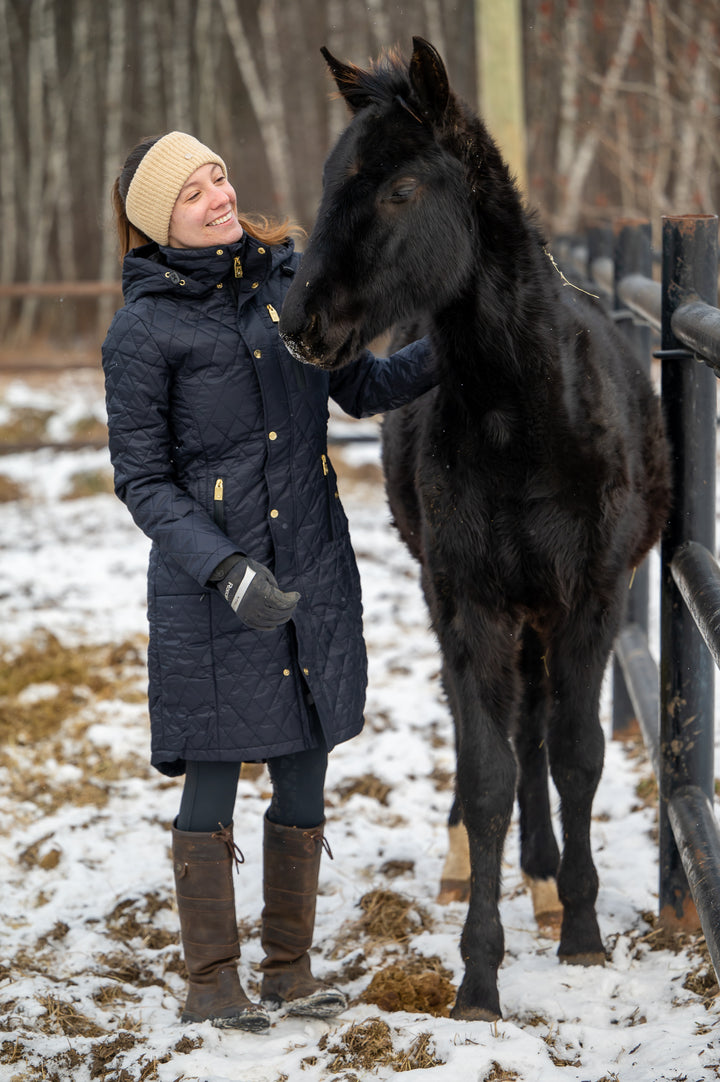 KATMAI long winter jacket NAVY - Leveza