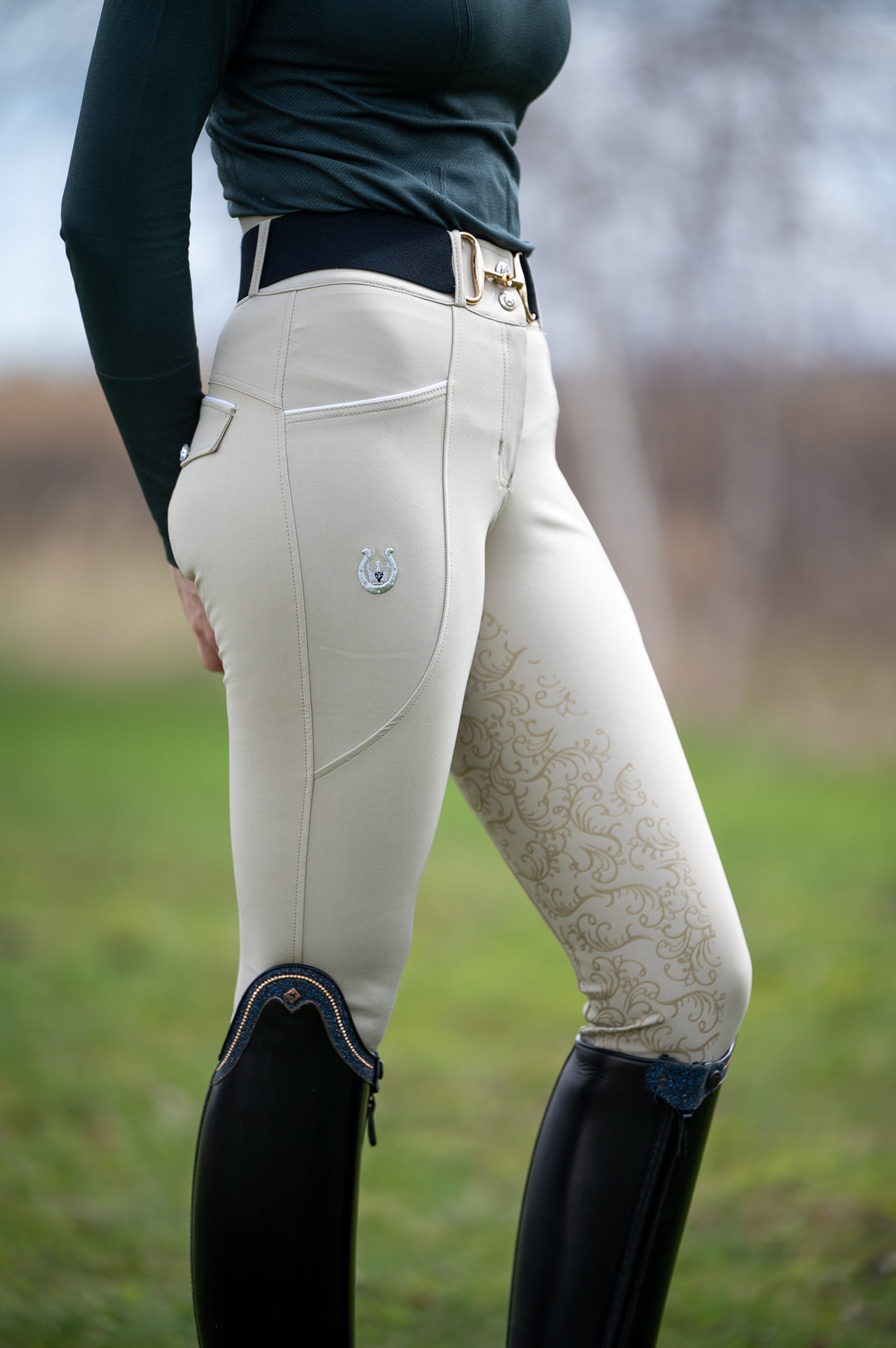 Dalhousie Full Seat Summer Breeches - Beige