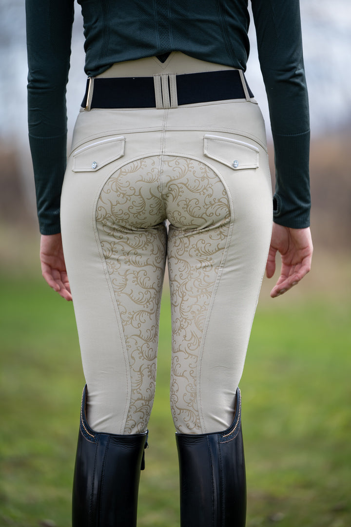 Dalhousie Full Seat Summer Breeches - Beige