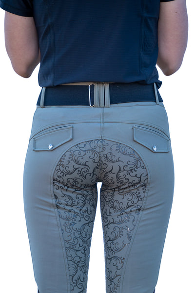 Dalhousie Full Seat Summer Breeches - Light Sage Olive