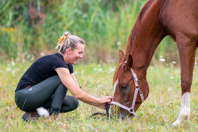 Serenata Hunter Green Riding leggings