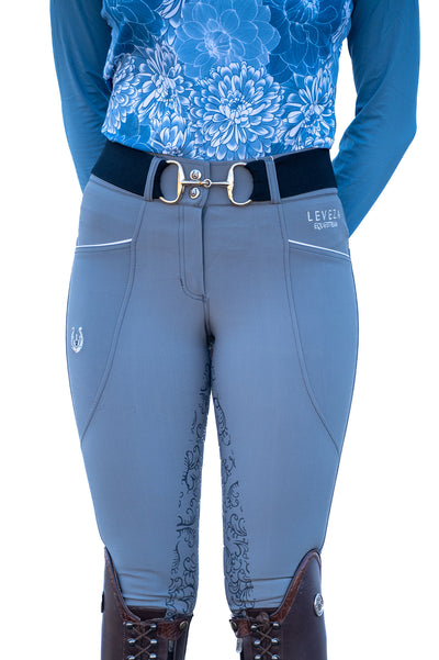Dalhousie Full Seat Summer Breeches - Grey