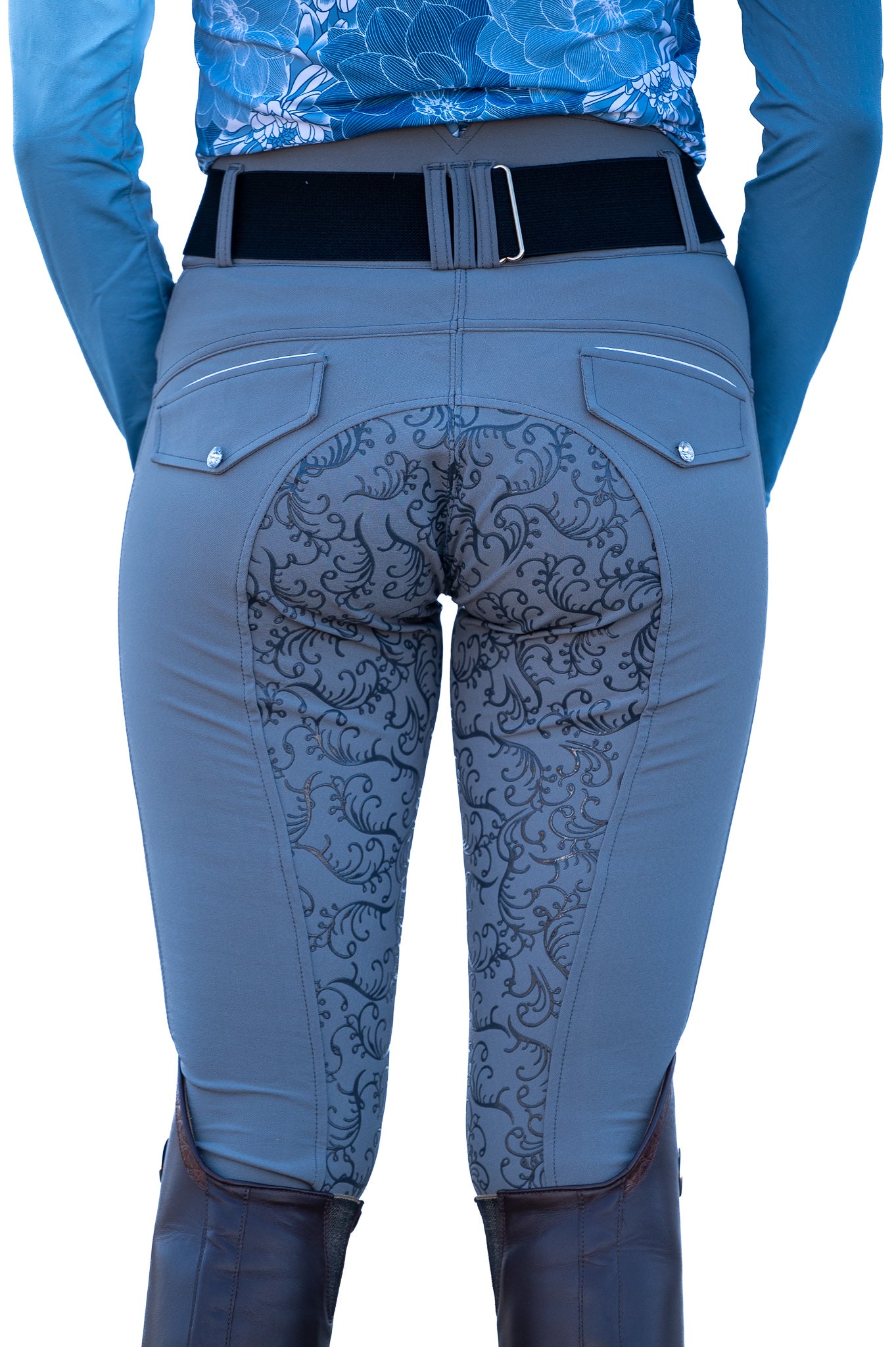 Dalhousie Full Seat Summer Breeches - Grey