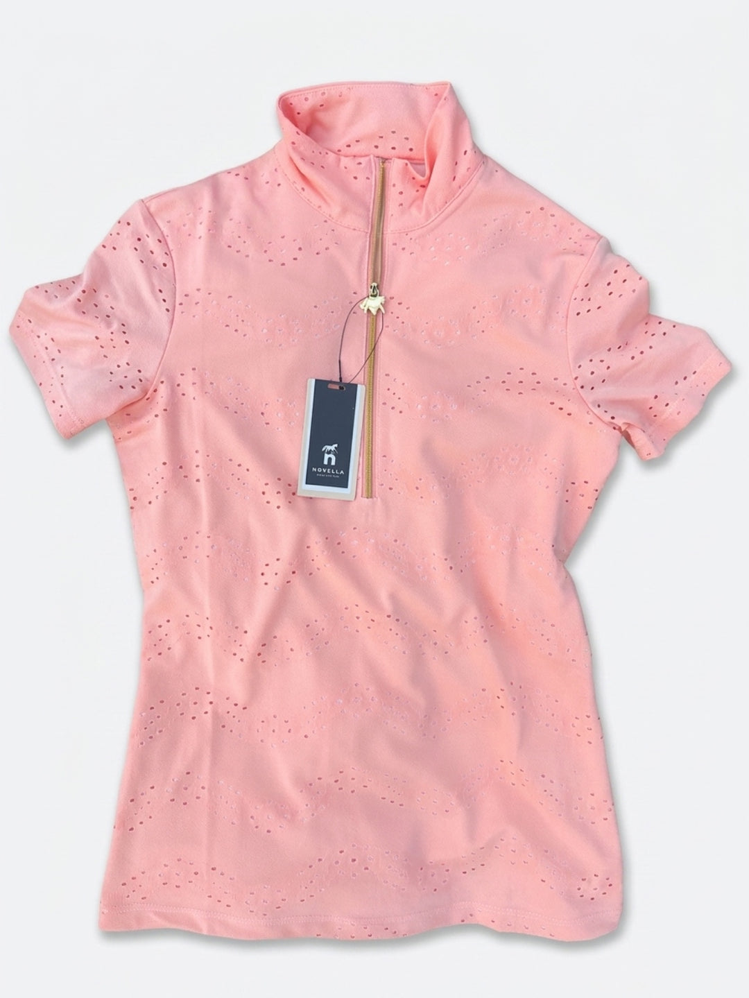 The eyelet Cool Fit Melon short sleeves