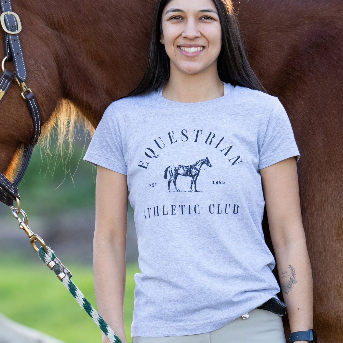 EQUESTRIAN ATHLETIC CLUB TEE
