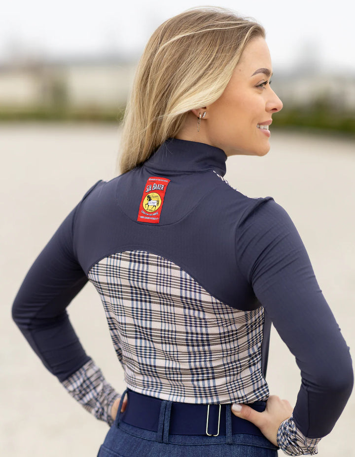 Baker Novella Navy long sleeves - Final Sale