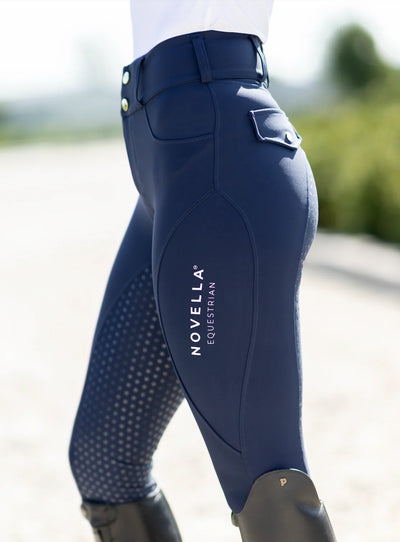 The Always Fits Full Seat Breeches in Navy