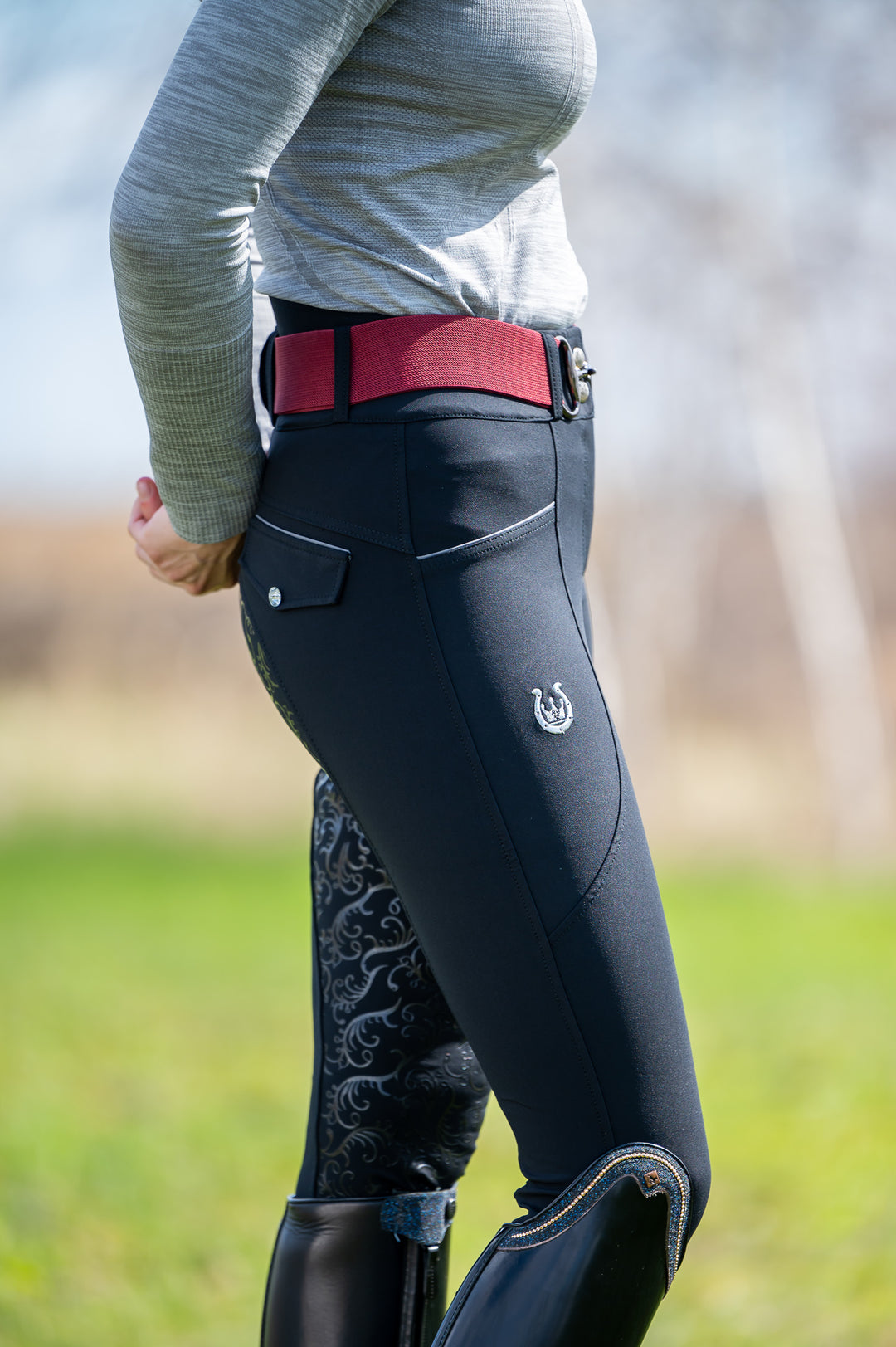 Dalhousie Full Seat Summer Breeches - Black